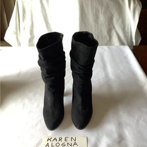 Manolo Blahnik Black Heeled Boots